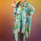 Stitched Printed Satin Shirt + Culotte