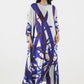 Stitched Printed Satin Shirt+ Culotte