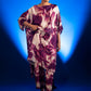 Stitched Printed Satin Shirt+ Culotte