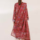 Stitched Printed Satin Shirt+ Dupatta