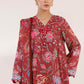 Stitched Printed Satin Shirt+ Dupatta