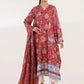 Stitched Printed Satin Shirt+ Dupatta