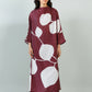 Stitched Printed Satin Shirt+ Culotte