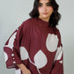 Stitched Printed Satin Shirt+ Culotte