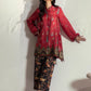 Stitched Printed Satin Shirt+ Culotte