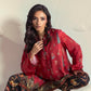 Stitched Printed Satin Shirt+ Culotte
