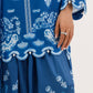 Stitched Printed Crepe Suit