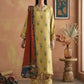 Stitched Printed Satin Suit