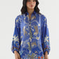 Stitched Printed Satin Shirt+ Culotte