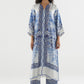 Stitched Printed Satin Shirt+ Culotte