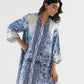 Stitched Printed Satin Shirt+ Culotte