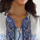 Stitched Printed Satin Shirt+ Culotte