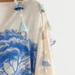 Stitched Printed Satin Shirt+ Culotte