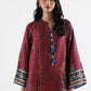 Stitched Printed Satin Shirt+ Culotte