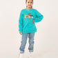 GIRLS SEA GREEN SWEATSHIRT