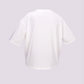 SYNCC BY J. - WHITE ASYMMETRICAL T-SHIRT