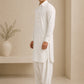 White French Collar Kameez Shalwar - Men