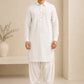 White French Collar Kameez Shalwar - Men