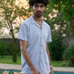 JACQUARD BUTTONDOWN SAFARI SHIRT