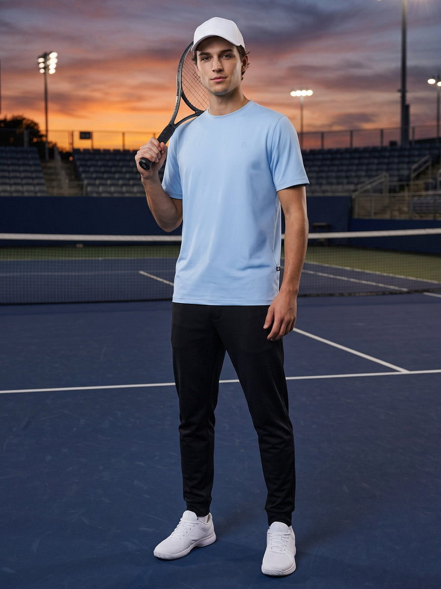 Powder Blue Performance T-Shirt (TEE-447)
