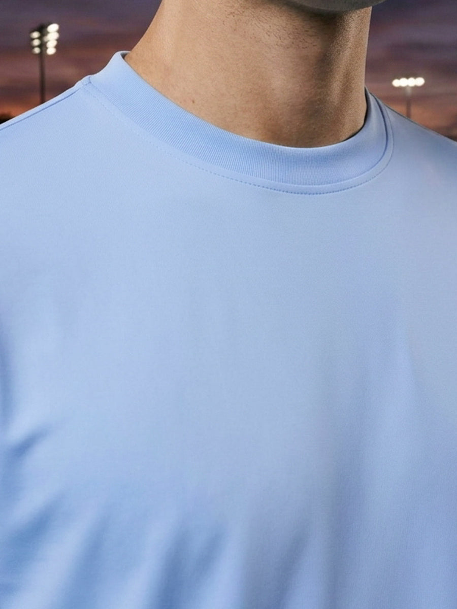Powder Blue Performance T-Shirt (TEE-447)