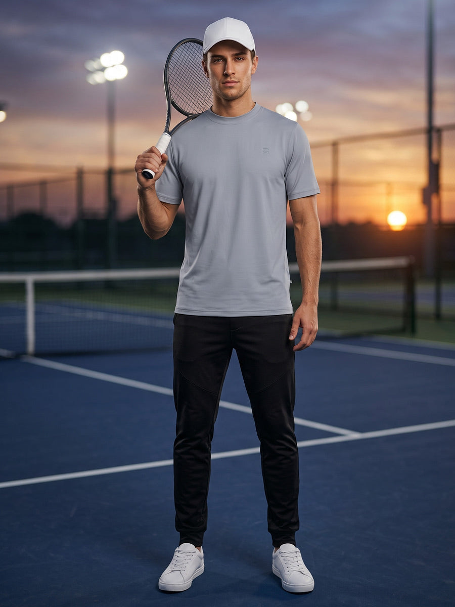 Steel Grey Performance T-Shirt (TEE-451)