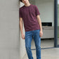 Maroon Basic T-Shirt (TEE-502)