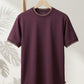 Maroon Basic T-Shirt (TEE-502)