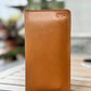 Tan Long Leather Wallet