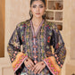 PRINTED RAW SILK LONG SHIRT
