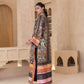 PRINTED RAW SILK LONG SHIRT