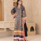 PRINTED RAW SILK LONG SHIRT