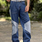 Black Patchline Jeans