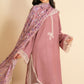 DEEP BLUSH-3PC (SHIRT, TROUSER & DUPATTA)