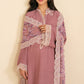 DEEP BLUSH-3PC (SHIRT, TROUSER & DUPATTA)