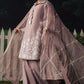 MAUVE WHISPER-3PC EMBROIDERED SUIT