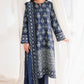 OBSIDIAN BLUE-3PC SATIN EMBROIDERED SUIT
