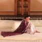 SAND WHISPER -3PC SATIN EMBROIDERED SUIT