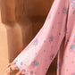 LILAC SKY-3PC SATIN PRINTED SUIT