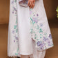 MAUVE TINT-3PC SATIN EMBROIDERED SUIT