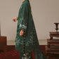 MEADOW GREEN-3PC LINEN PRINTED SUIT