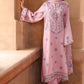 LILAC SKY-3PC SATIN PRINTED SUIT