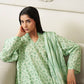 MINT BLOOM-3 PIECE PRINTED LAWN SUIT