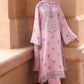 LILAC SKY-3PC SATIN PRINTED SUIT