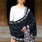 CLOUD CREAM-3PC SATIN EMBROIDERED SUIT
