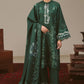 MEADOW GREEN-3PC LINEN PRINTED SUIT