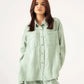 MUSLIN PATCH POCKET SHIRT