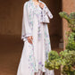 MAUVE TINT-3PC SATIN EMBROIDERED SUIT