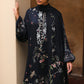 VELVET ONYX-3PC SATIN PRINTED SUIT