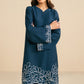 BLUE LUSTRE-2PC (SHIRT & TROUSER)